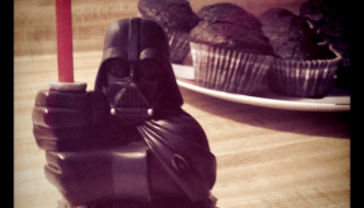 Darth Vader and birthday cupcakes