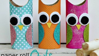 Owl Paper Roll Craft