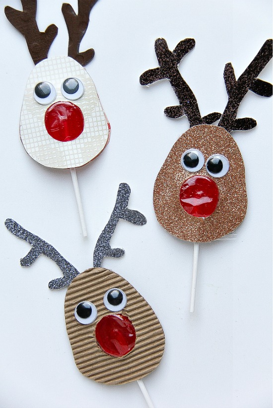 reindeer lollipop