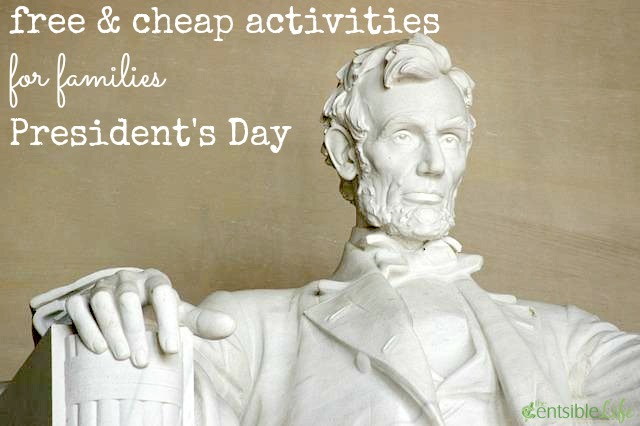 free or cheap activities for president's day