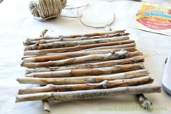 how to make a raft out of sticks