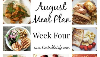 August Meal Plan: Week Four