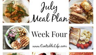 July Meal Plan: Week Four