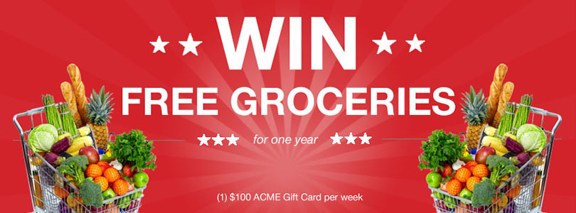 ACME free groceries for one year