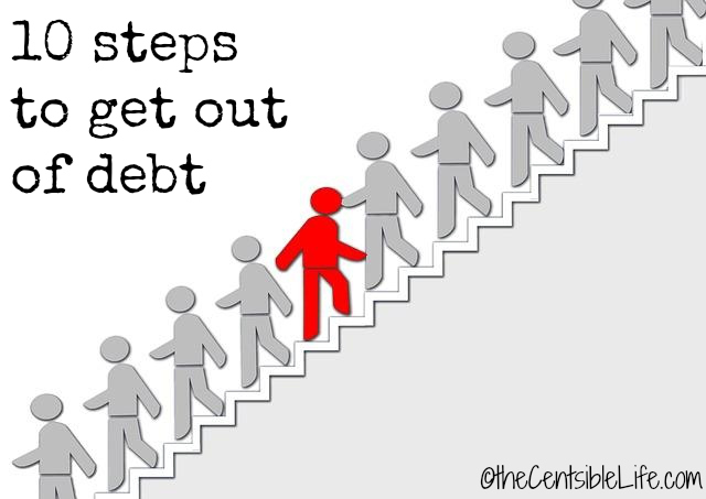 10 Steps to get out of debt