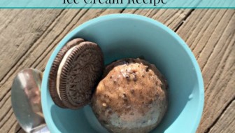 Homemade Cookies and 'cream' ice cream