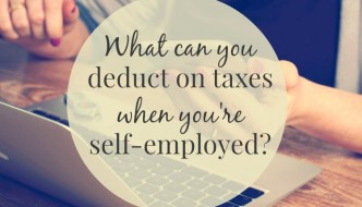 what tax deductions can you take when you're self-employed